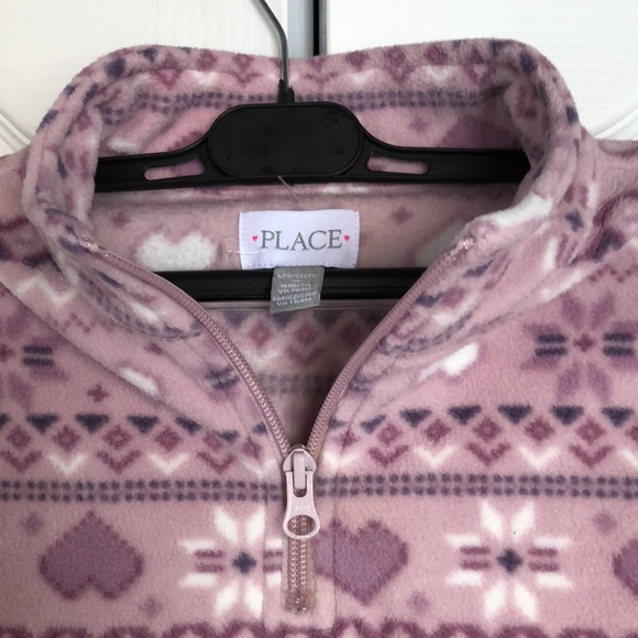 Two Girls Children’s Place 1/4 Zip Up Fleece Long Sleeves Sweater / Pullovers - Picture 13 of 15